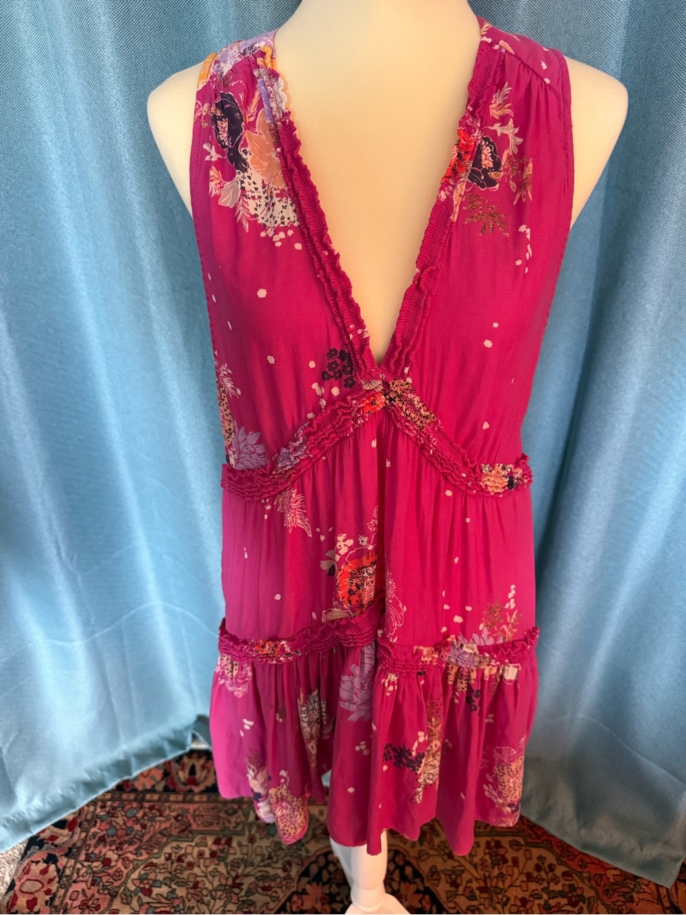 Free People Magenta Pink Sleeveless MiniDress orTunic